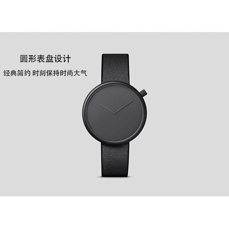 台灣現貨🔥TOMI特米 個性簡約小黑錶北歐極簡設計手錶 學生錶 男生 無刻度時尚潮流學院風手錶  男錶 石英  手錶男-細節圖8