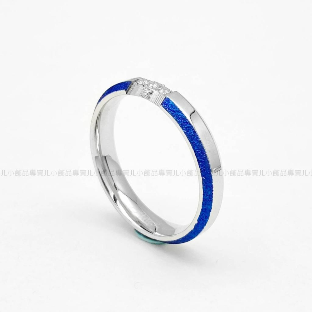 JL小飾品專賣❤ 不鏽鋼戒指(鑽砂十字架款)-細節圖5