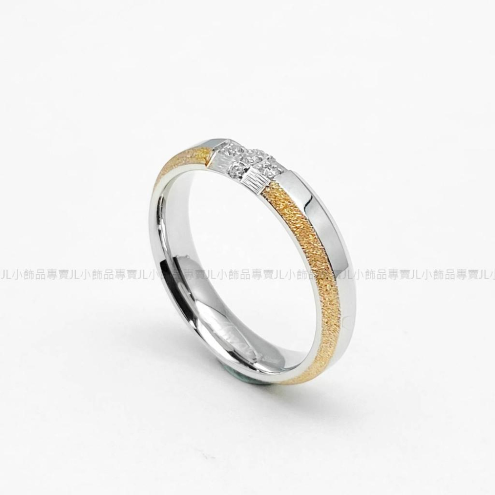 JL小飾品專賣❤ 不鏽鋼戒指(鑽砂十字架款)-細節圖8