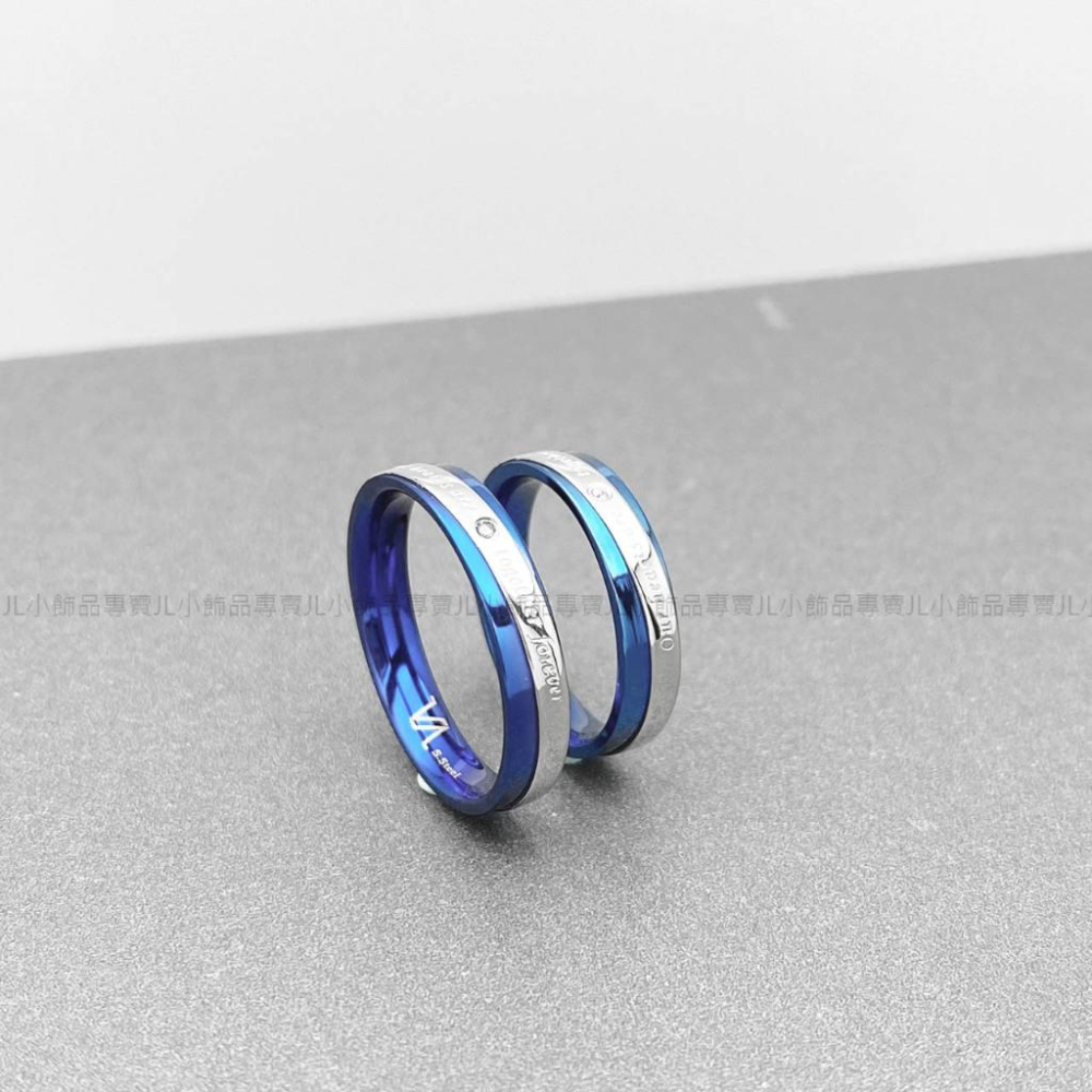 JL小飾品專賣❤ 不鏽鋼戒指(心連心款)-細節圖2