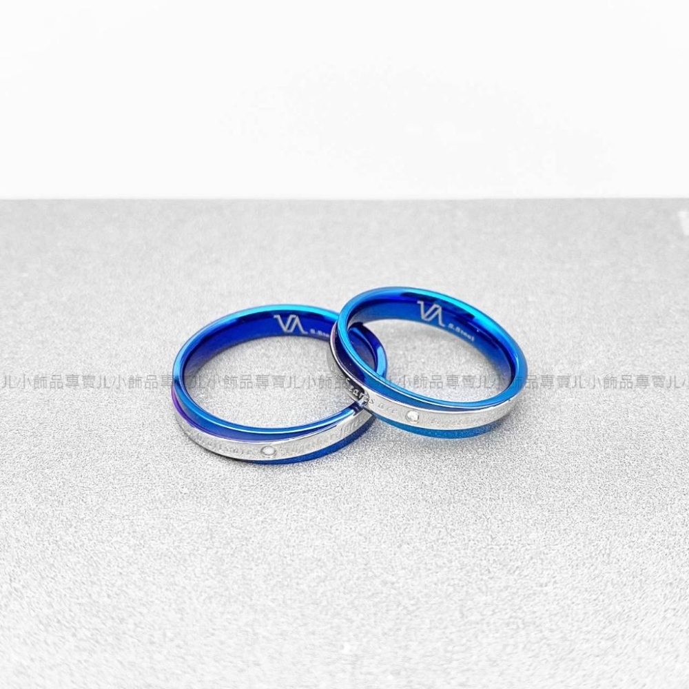 JL小飾品專賣❤ 不鏽鋼戒指(心連心款)-細節圖3