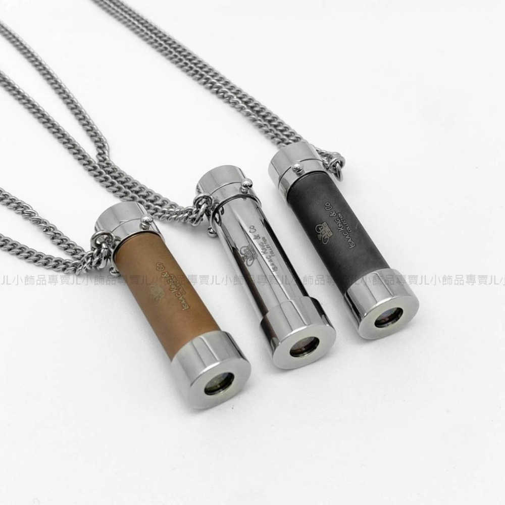 JL小飾品專賣❤ISAAC KING亞瑟金 不鏽鋼項鍊 男女皆可(萬花筒)-細節圖2