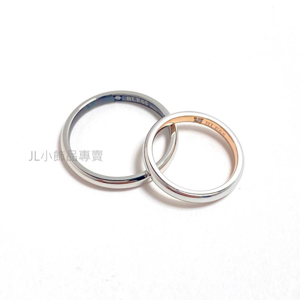 JL小飾品專賣❤ 不鏽鋼戒指 男女皆可 (單鑽款)-細節圖2