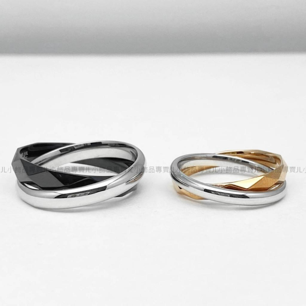 JL小飾品專賣❤ YUME鋼飾 愛情輝映戒指-細節圖2