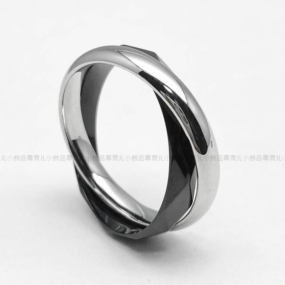 JL小飾品專賣❤ YUME鋼飾 愛情輝映戒指-細節圖3