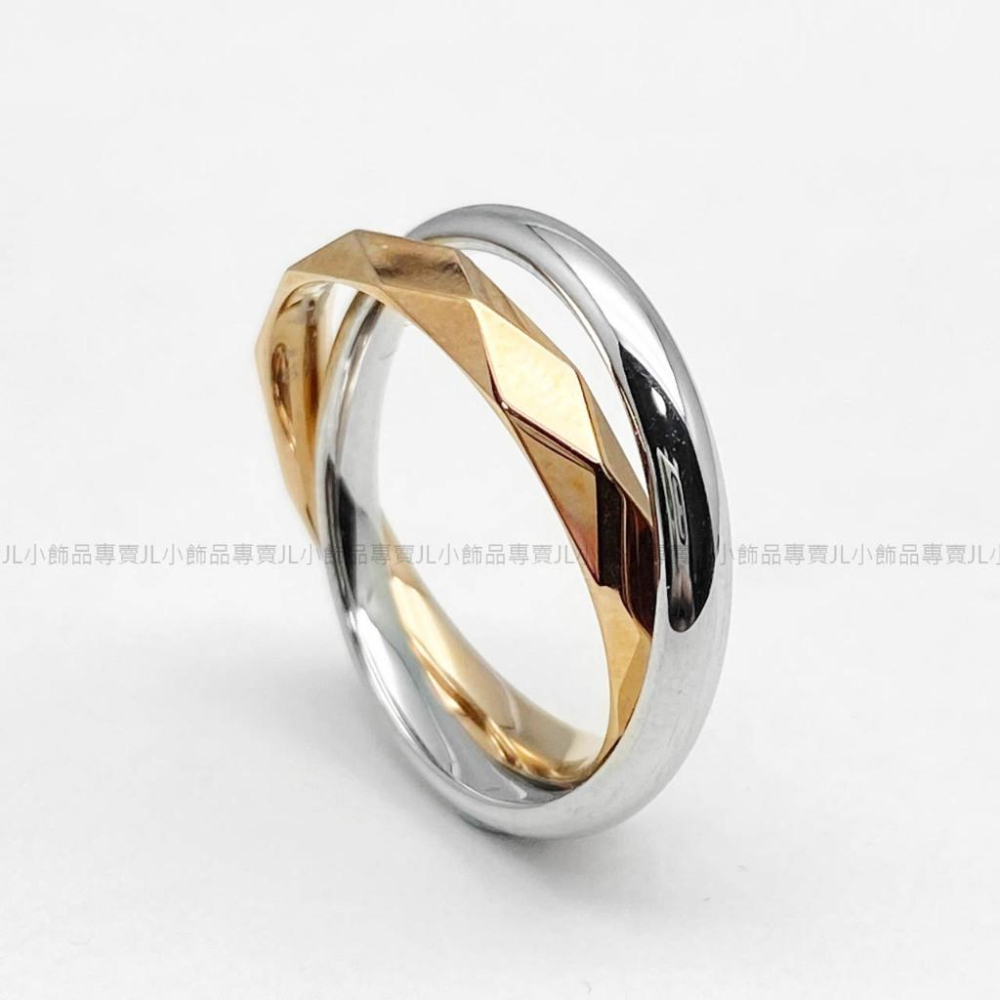 JL小飾品專賣❤ YUME鋼飾 愛情輝映戒指-細節圖4