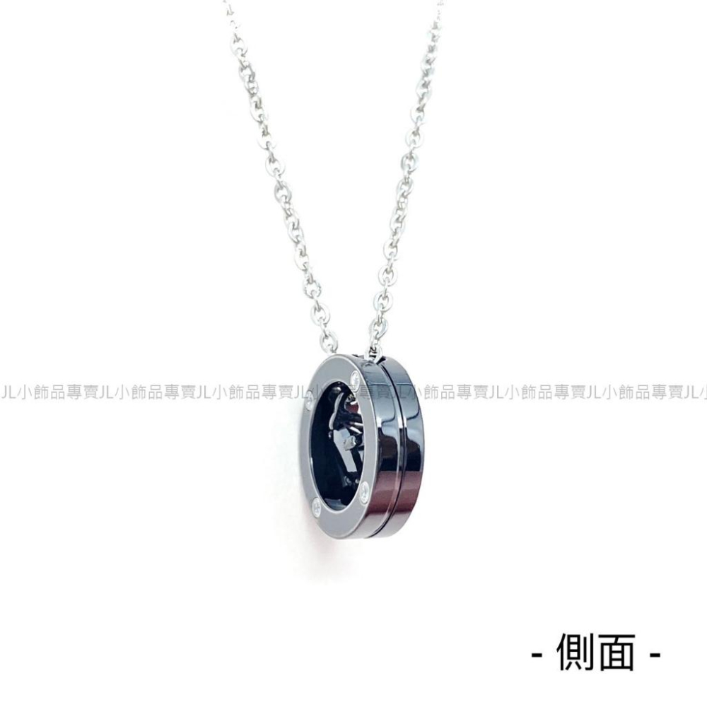JL小飾品專賣❤不鏽鋼項鍊 男女皆可(黑珍珠款)-細節圖2