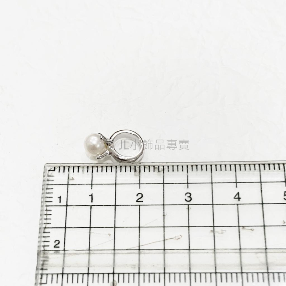 JL小飾品專賣❤ yume 銀飾 BABY RING誕生石項鍊(全新品)-細節圖3