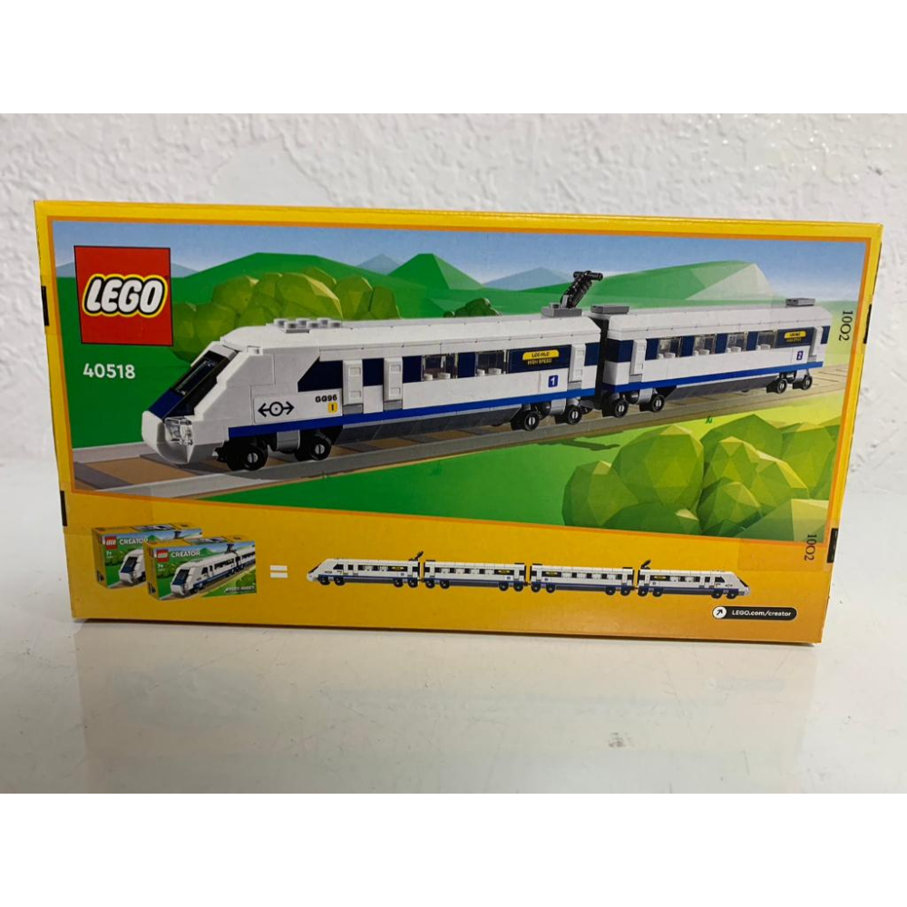 【Meta Toy】LEGO樂高 創意系列 40518 高速列車 子彈列車 新幹線-細節圖2