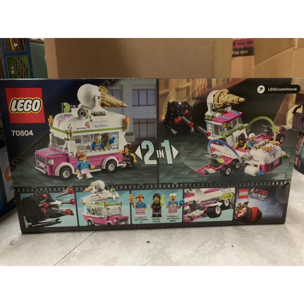 【Meta Toy】LEGO樂高 樂高電影系列 70804 冰淇淋車-細節圖2