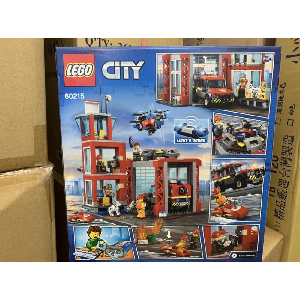 【Meta Toy】LEGO樂高 City系列 60215 消防局-細節圖2