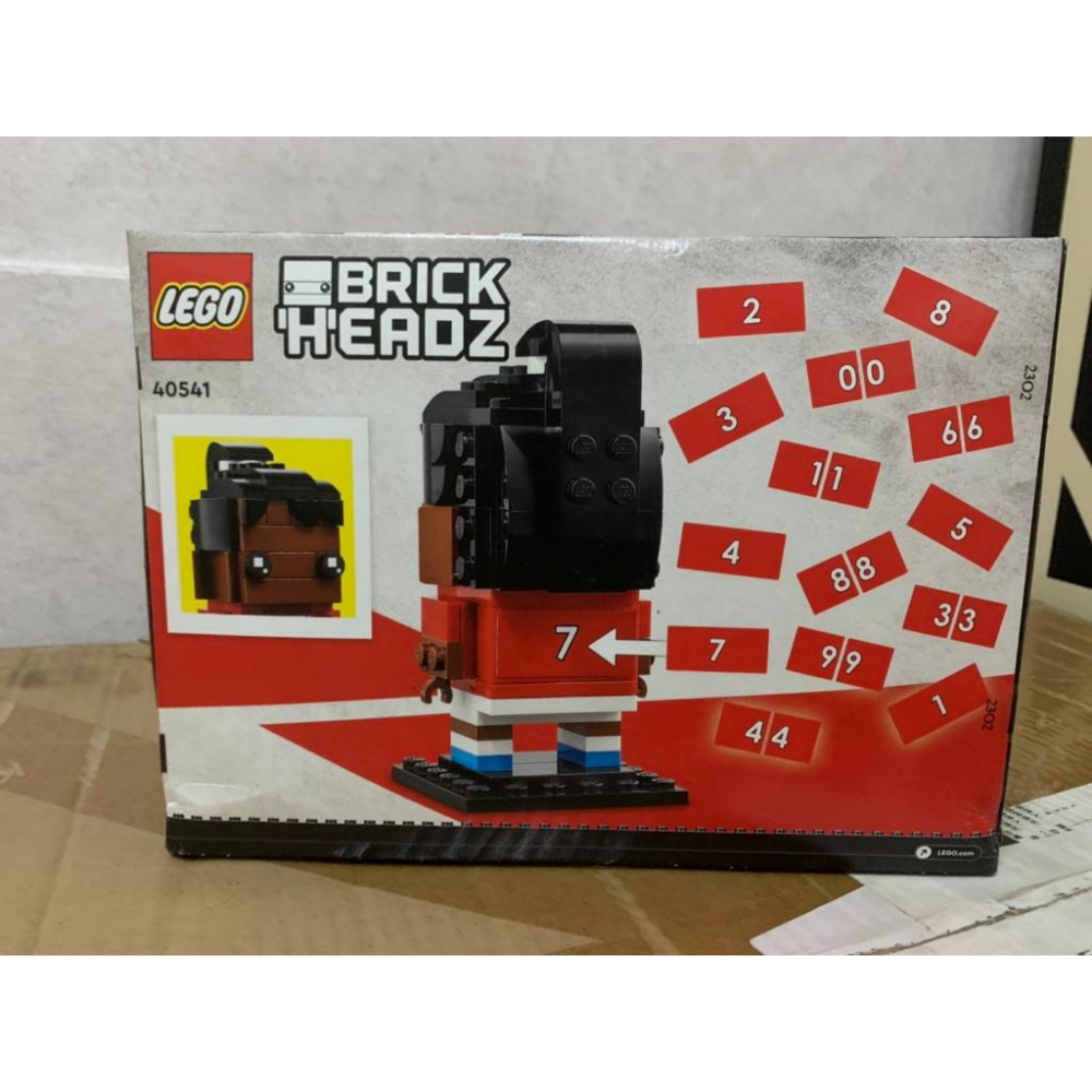 【Meta Toy】LEGO樂高 Brickheadz 40541 曼聯球員-細節圖2