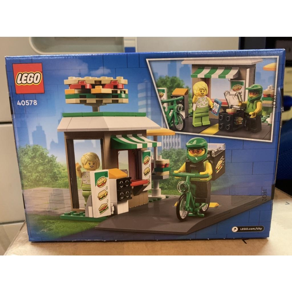 【Meta Toy】LEGO樂高 City系列 40578 三明治店-細節圖2