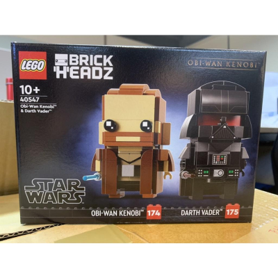 【Meta Toy】LEGO樂高 Brickheadz系列 40547 歐比王 黑武士