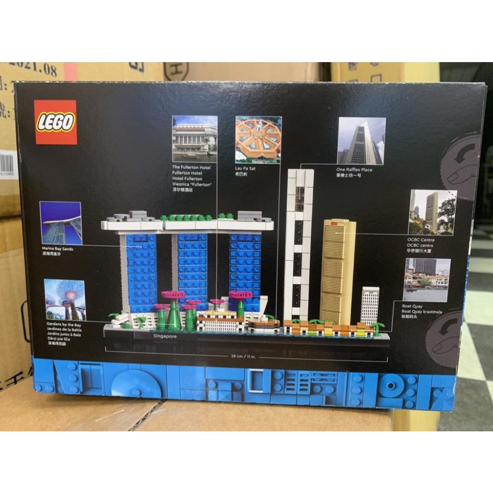 【Meta Toy】LEGO樂高 建築系列 21057 新加坡 Singapore-細節圖2