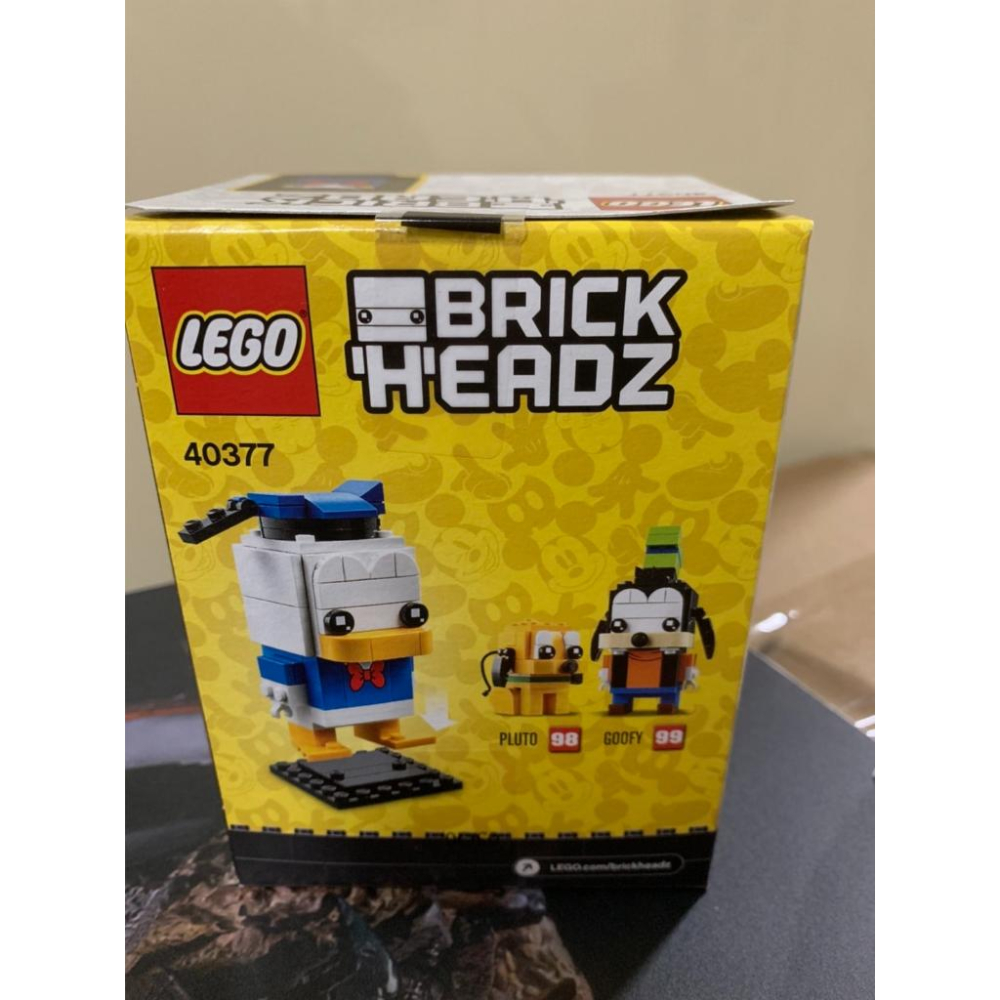 【Meta Toy】LEGO樂高 Brickheadz 40377 唐老鴨-細節圖2