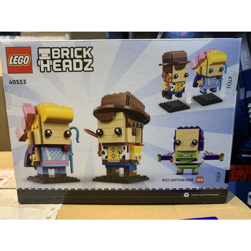 【Meta Toy】LEGO樂高 Brickheadz 40553 胡迪和牧羊女-細節圖2