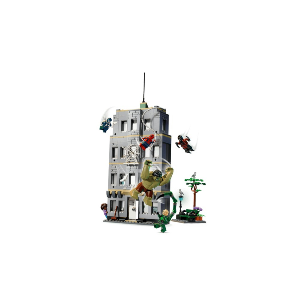 【Meta Toy】LEGO樂高 超級英雄系列 76350 漫威 Marvel 蜘蛛人和綠巨人浩克的精采激戰-細節圖3