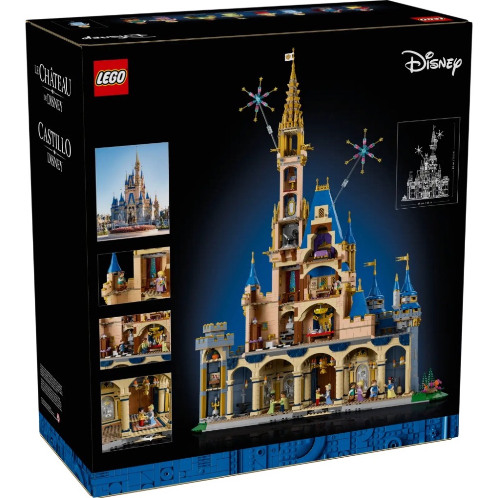 【Meta Toy】LEGO樂高 迪士尼系列 43222 迪士尼城堡 Disney Castle 迪士尼100周年-細節圖2