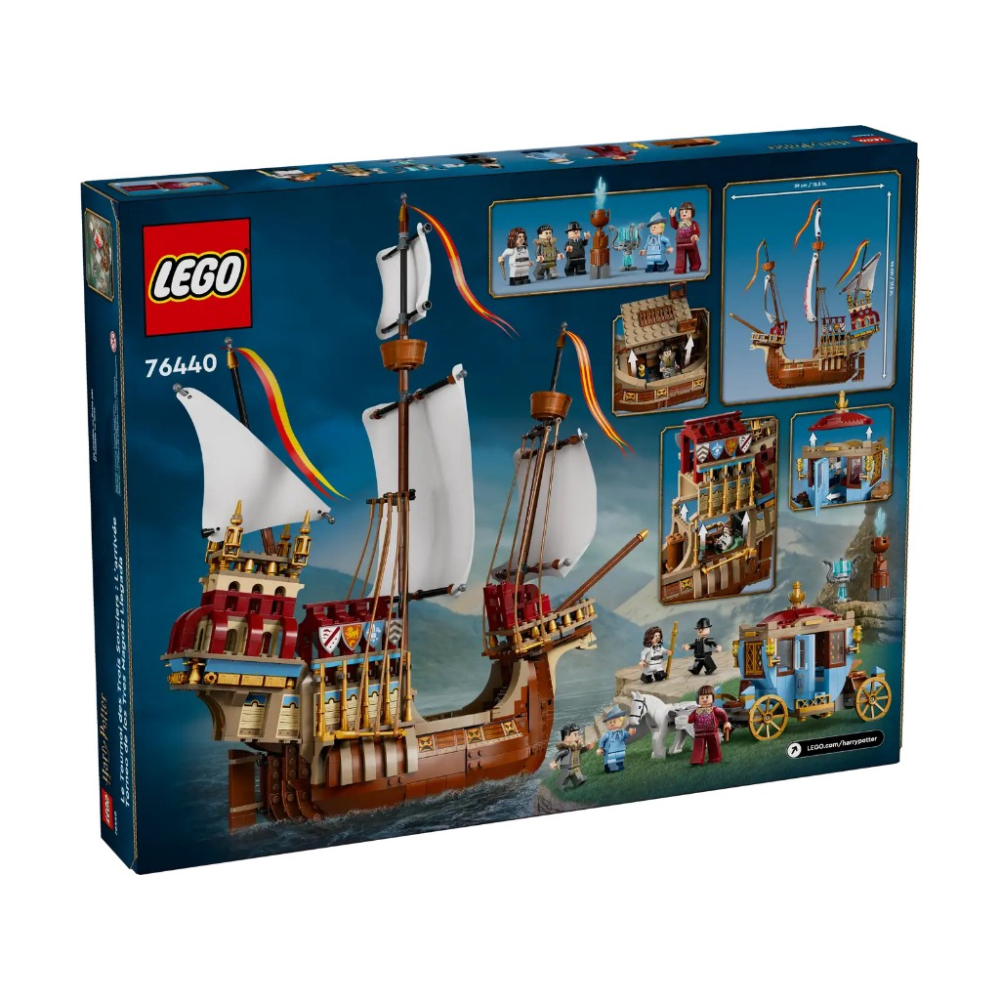 【Meta Toy】LEGO樂高 哈利波特系列 76440 抵達三巫鬥法大賽:德姆蘭大船和波巴洞馬車-細節圖2