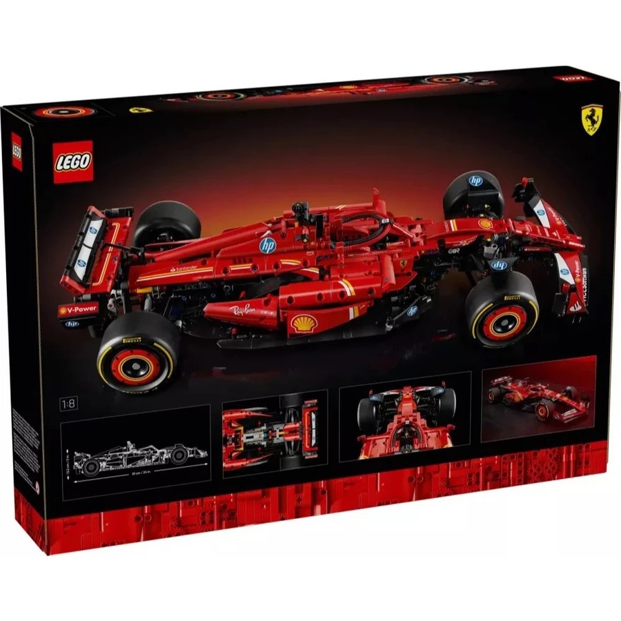 3月熱銷【Meta Toy】LEGO樂高 科技系列 42207 Ferrari SF-24 F1 Car-細節圖2