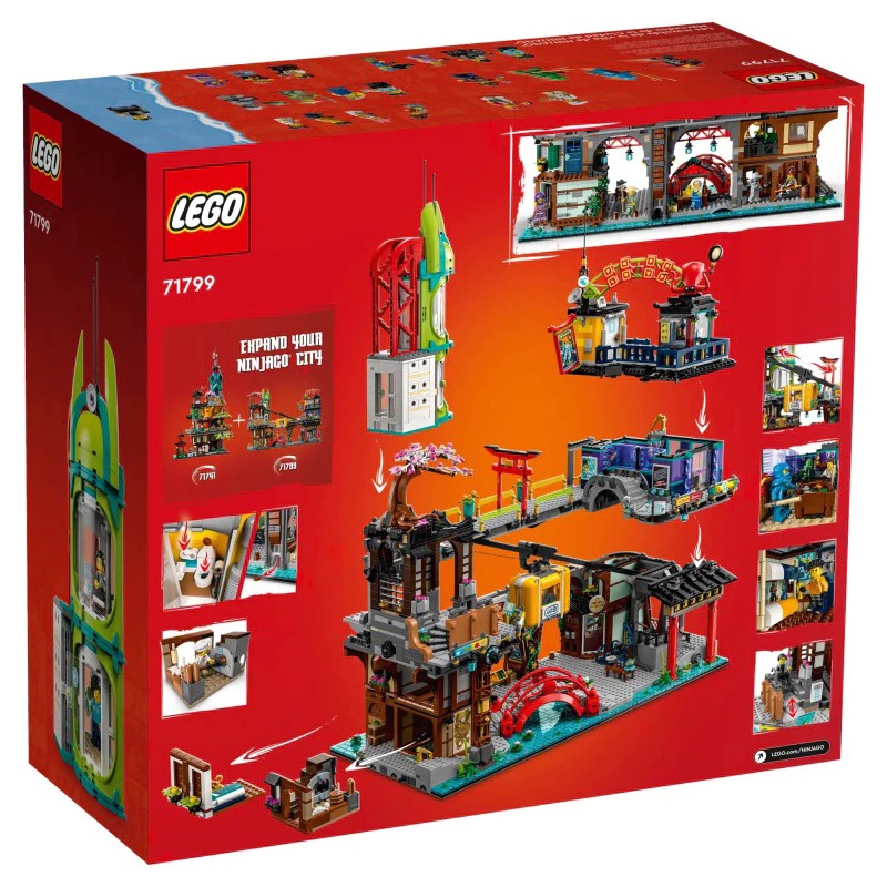 現貨！【Meta Toy】LEGO樂高 Ninjago系列 71799 旋風忍者城市集 絕版品-細節圖2
