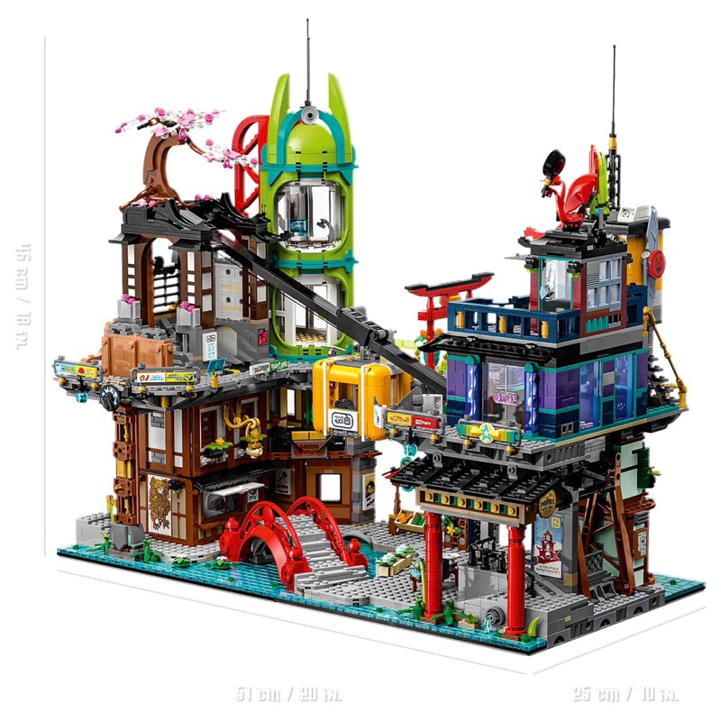 現貨！【Meta Toy】LEGO樂高 Ninjago系列 71799 旋風忍者城市集 絕版品-細節圖3