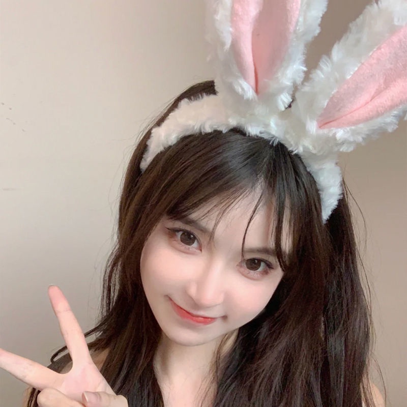 💦格雷房間💦現貨 兔女郎 兔年 兔子耳朵 髮箍 洗臉髮箍 兔女郎 洗臉髮飾 網紅髮框 頭飾 兔兔髮箍 兔耳朵 頭箍 H1-細節圖2