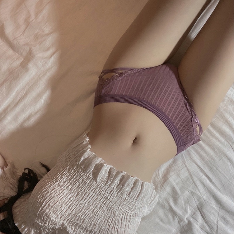 💦格雷房間💦現貨 日系鏤空內褲 性感內褲 交叉內褲 女內褲 無痕內褲 鏤空內褲 三角褲 內褲 V17-細節圖6