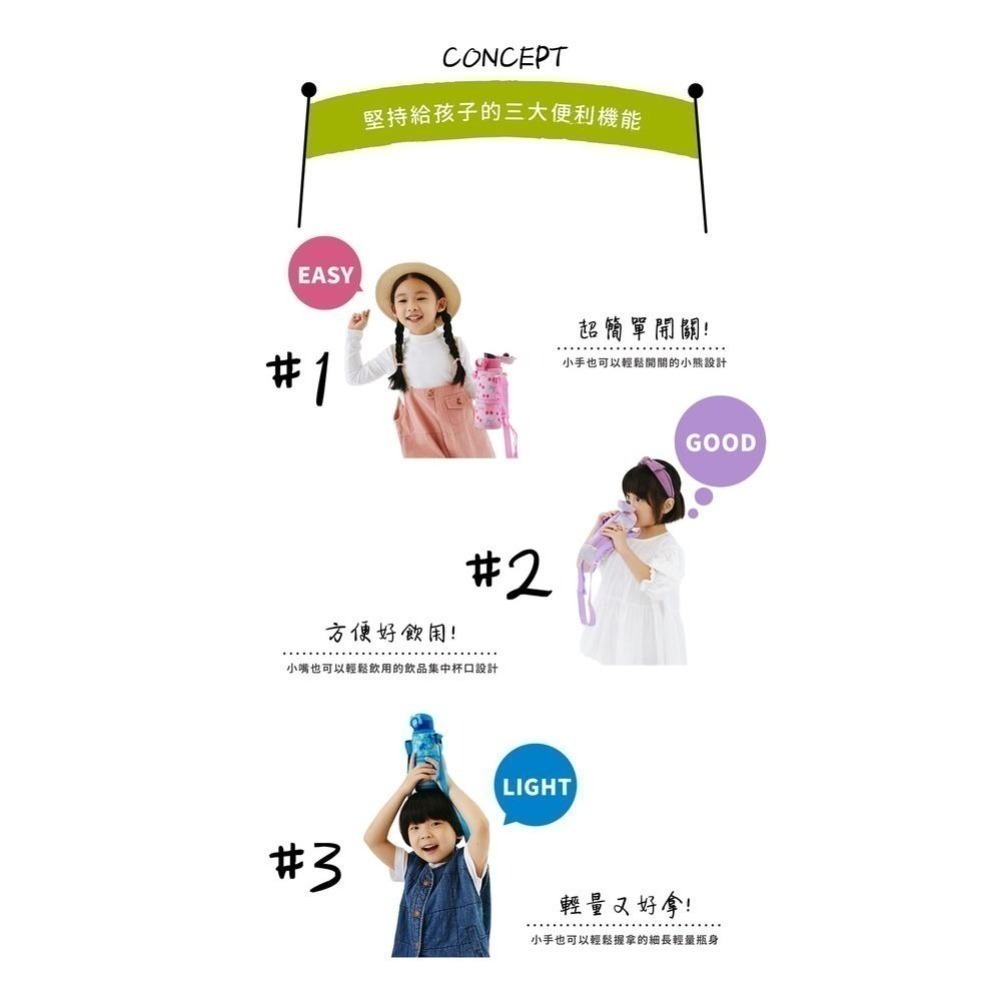 【最後2支】象印保溫杯 小熊鎖定扣童用不銹鋼真空保溫杯 SM-UA48 / 童用保溫杯 彈蓋式 / 孩子們的最愛-細節圖3