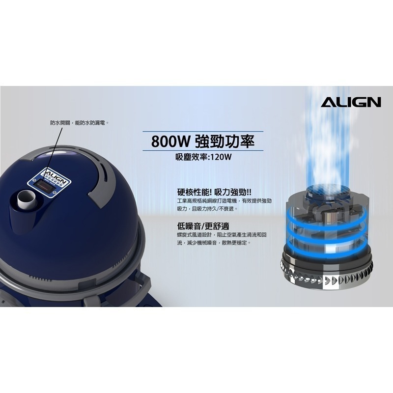【宅配免運】 ALIGN亞拓吸塵器  家用型乾濕兩用吸塵器 AVC-1015 / 同東芝 TVC-1015-細節圖2