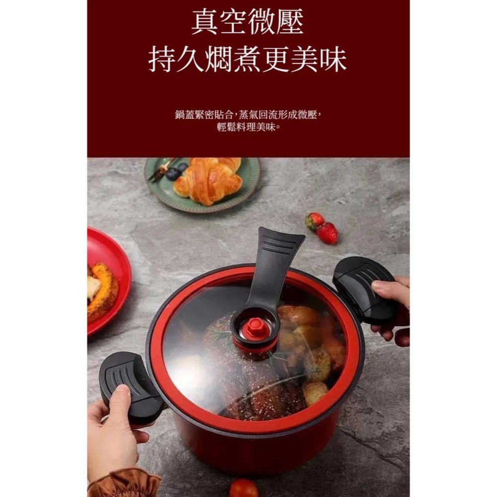 【鵝頭牌】壓力鍋 6公升 快煮微壓力鍋 / 壓力鍋｜燜煮鍋｜蒸煮鍋 / 安全提把 可透視性高-細節圖4