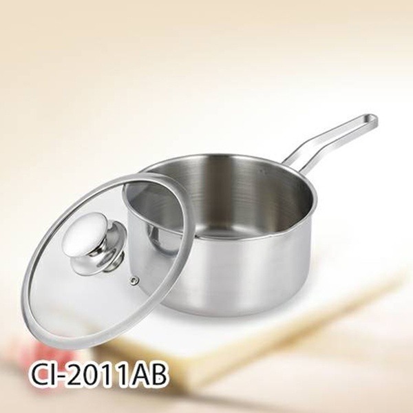 【現貨秒出】不銹鋼鍋 316不鏽鋼歐式單把湯鍋20cm CI-2011AB / 泡麵鍋 湯鍋 煮鍋 / 全程台灣製造-細節圖3