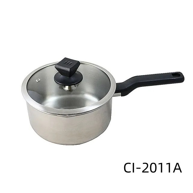 【鵝頭牌】不銹鋼鍋 不鏽鋼日式單把湯鍋20cm CI-2011A / 泡麵鍋 湯鍋 煮鍋  全程台灣製造 316不銹鋼-細節圖3