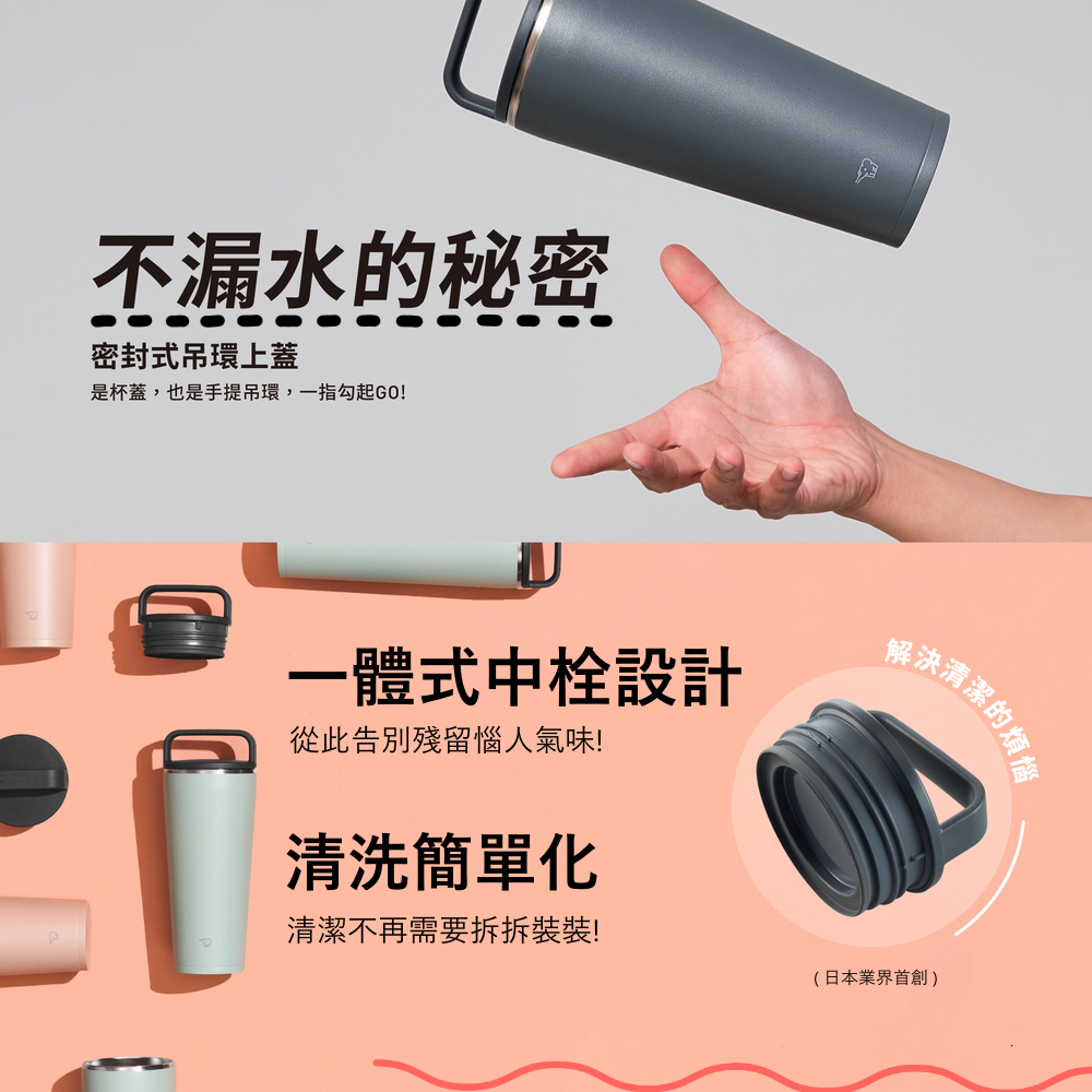 【現貨秒出】象印隨行杯 加大容量 不銹鋼保溫保冷杯 720ML SX-LA72H / 無塗層不銹鋼-細節圖3