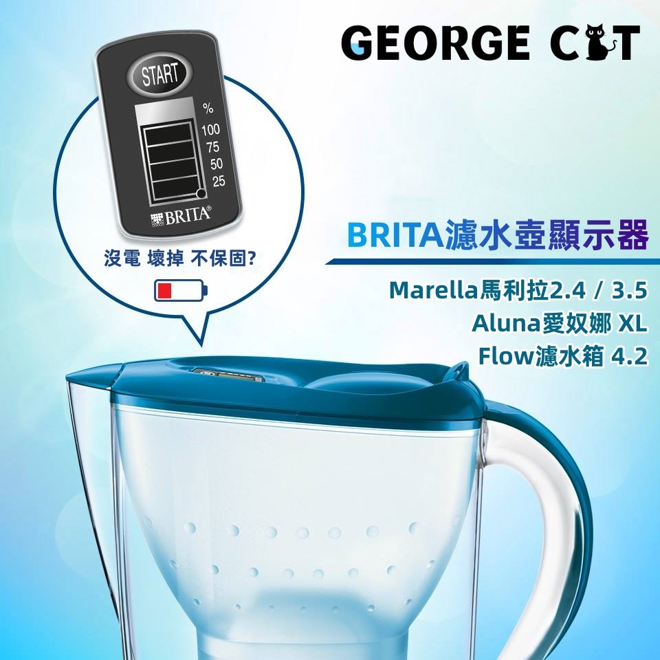 【濾水壺零件專區】BRITA 濾水壺 顯示器 計時器 濾芯週期計算器-細節圖2