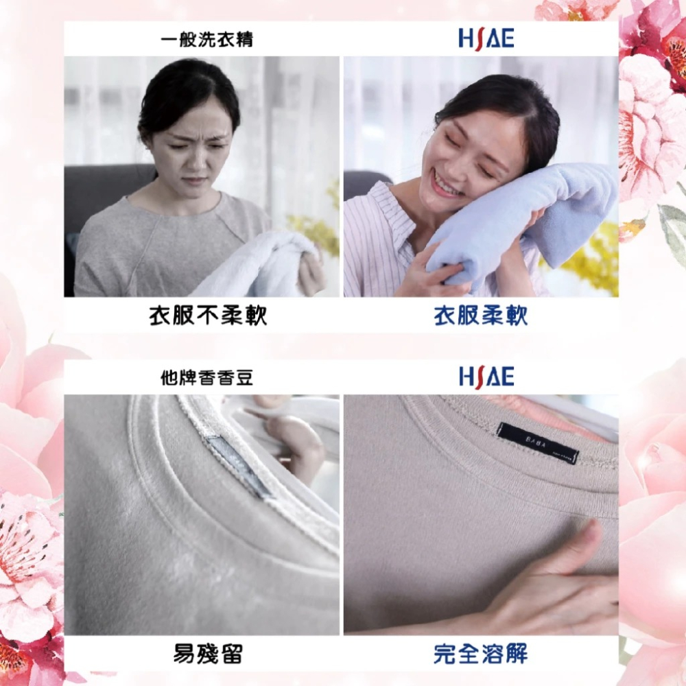 【喬治貓】HSAE 香香豆 衣物芳香豆 日本 衣物香香豆 洗衣 香味 玫瑰 草木 麝香 專利配方 瑞士奇華頓 香水精油-細節圖2