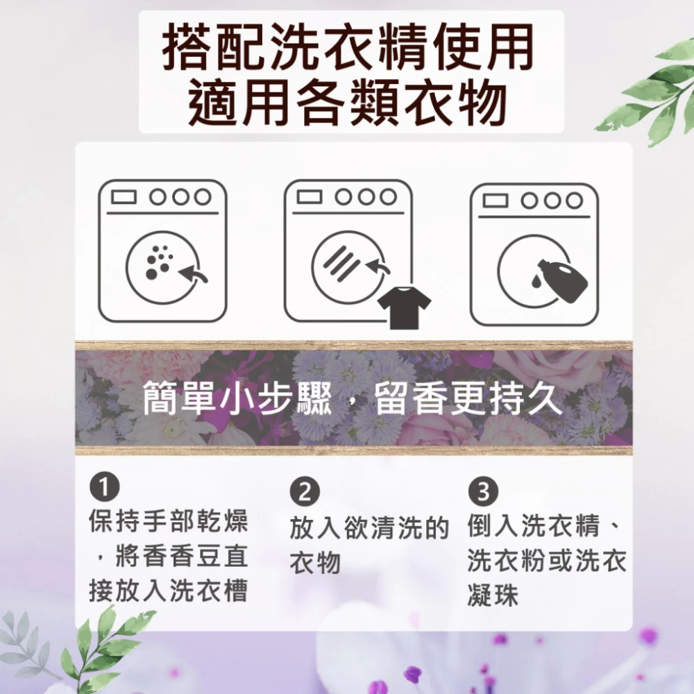 【喬治貓】HSAE 香香豆 衣物芳香豆 日本 衣物香香豆 洗衣 香味 玫瑰 草木 麝香 專利配方 瑞士奇華頓 香水精油-細節圖4