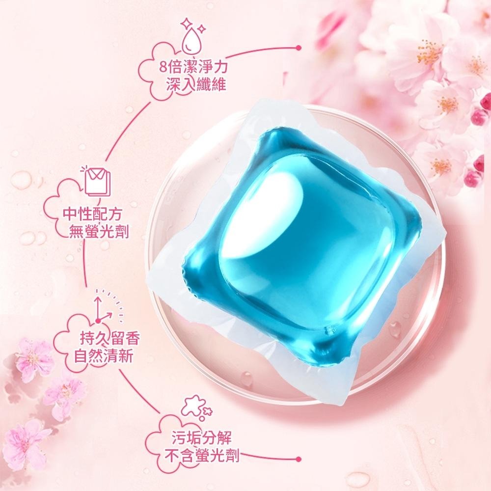 HSAE 洗衣球 八倍濃縮洗衣球 香氛洗衣球 四效合一 香水型 洗衣凝珠 洗衣膠囊 濃縮洗衣精-細節圖2