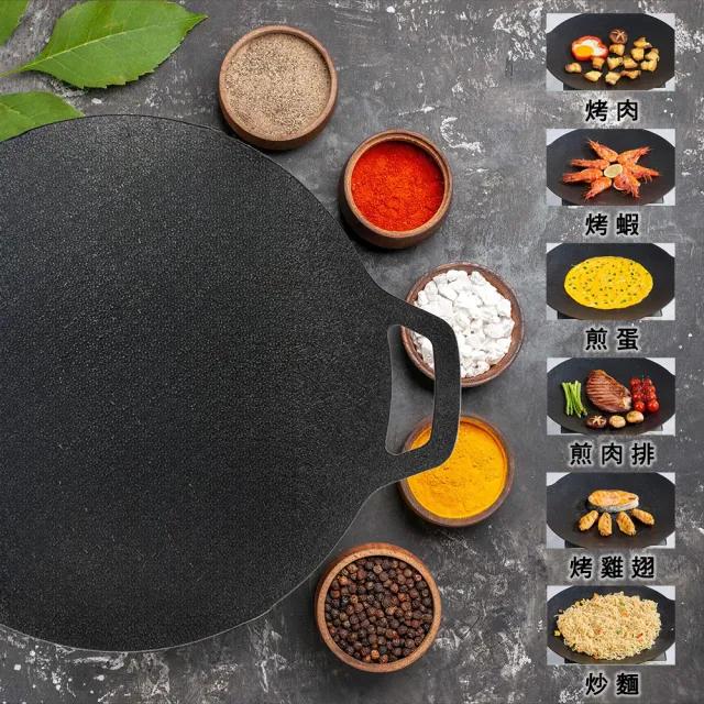 DIAMOND CHEF 高導熱石墨烯不沾烤盤組 (32CM+38CM 含配件顏色隨機) 中秋烤肉 居家烤肉 戶外烤肉-細節圖2