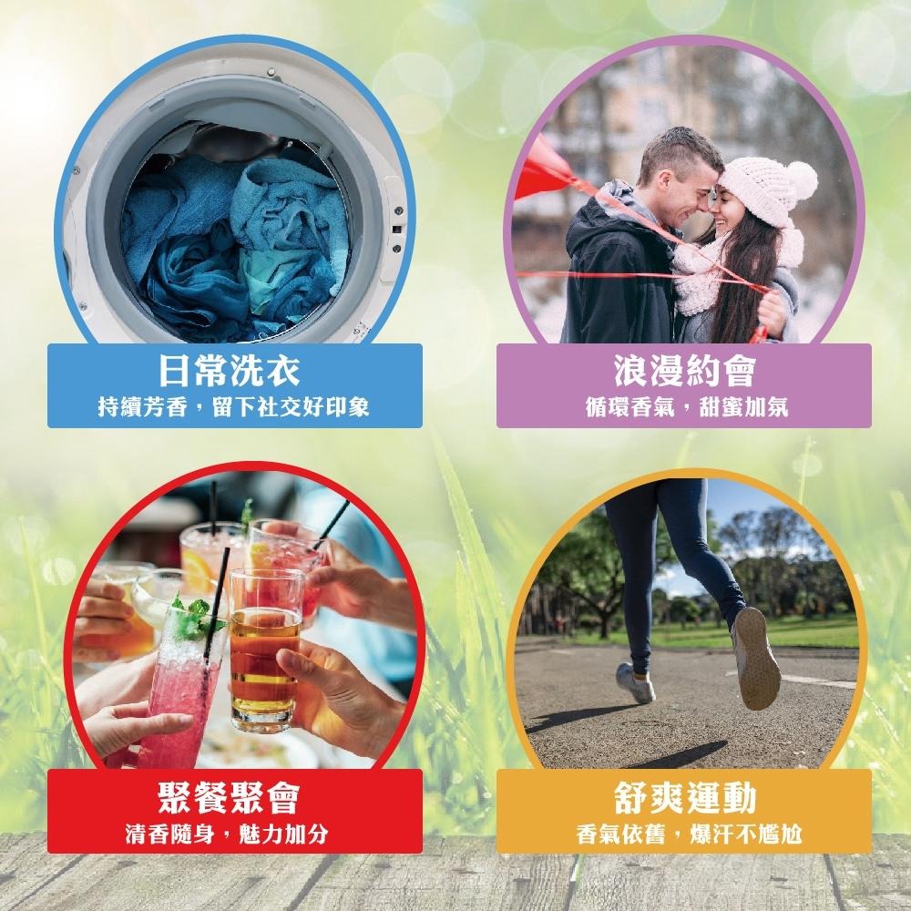 HSAE 現貨 衣能淨 洗衣球 QQ球 洗衣服 專利配方 瑞士奇華頓香水精油 30顆 玫瑰 草木 麝香-細節圖5