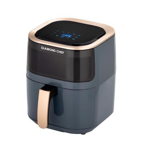 【超商可寄 附發票】DIAMOND CHEF 氣炸鍋 熱穿透可視氣炸旋風鍋 4.5公升 / 現貨 超取 宅配-細節圖3