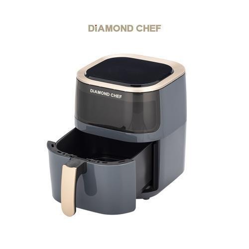【超商可寄 附發票】DIAMOND CHEF 氣炸鍋 熱穿透可視氣炸旋風鍋 4.5公升 / 現貨 超取 宅配-細節圖4
