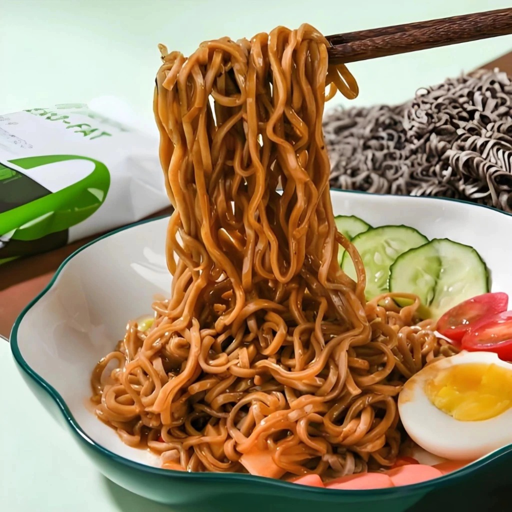 蘇伯 蕎麥麵 速食麵 小麥麵 方便麵 80g 非油炸 獨立包裝 低卡低負擔 台灣製 超取 宅配【喬治貓】-細節圖2