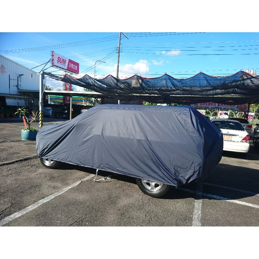 大五 南亞汽車防水車罩 車用雨衣 車套 防風罩 防塵罩 防露水 防溼氣 防刮 (TW5L)【業興汽車精品百貨】-細節圖3