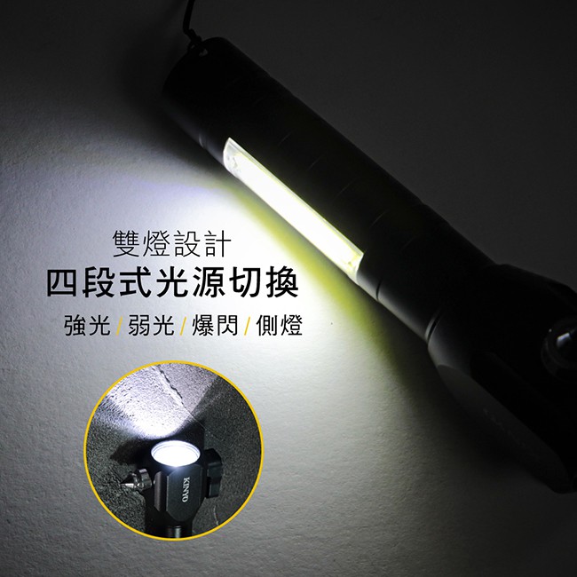 KINYO 迷你安全鎚手電筒 (LED-5035)  【業興汽車】-細節圖5