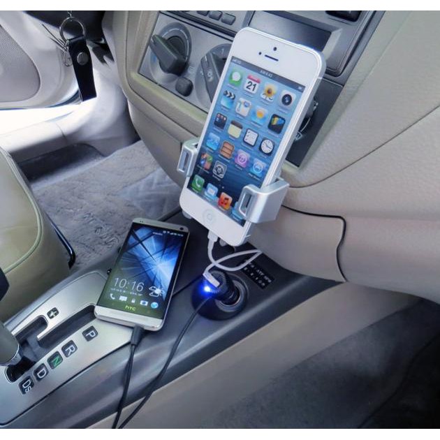 碳纖紋 USB車充插座 Micro充電線/iPhone充電線 (PR-48/49) 【業興汽車】-細節圖3