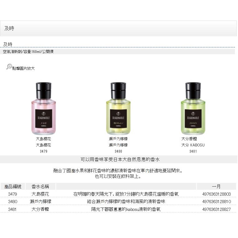 CARALL SEASONABLE 大容量液體香水芳香劑 3種香味選擇 (VGC-34) 【業興汽車】-細節圖7