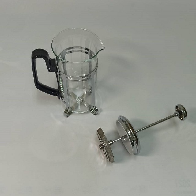 全新現貨  台灣出貨 台灣製造_法式濾壓壺 沖茶器 容量350ML(杯身採用台玻生產的防熱玻璃)-細節圖2