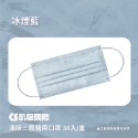 【凱馺】滿版全包 素色 雙鋼印 醫療 口罩 成人 30入盒裝【向上中西藥局】-規格圖7